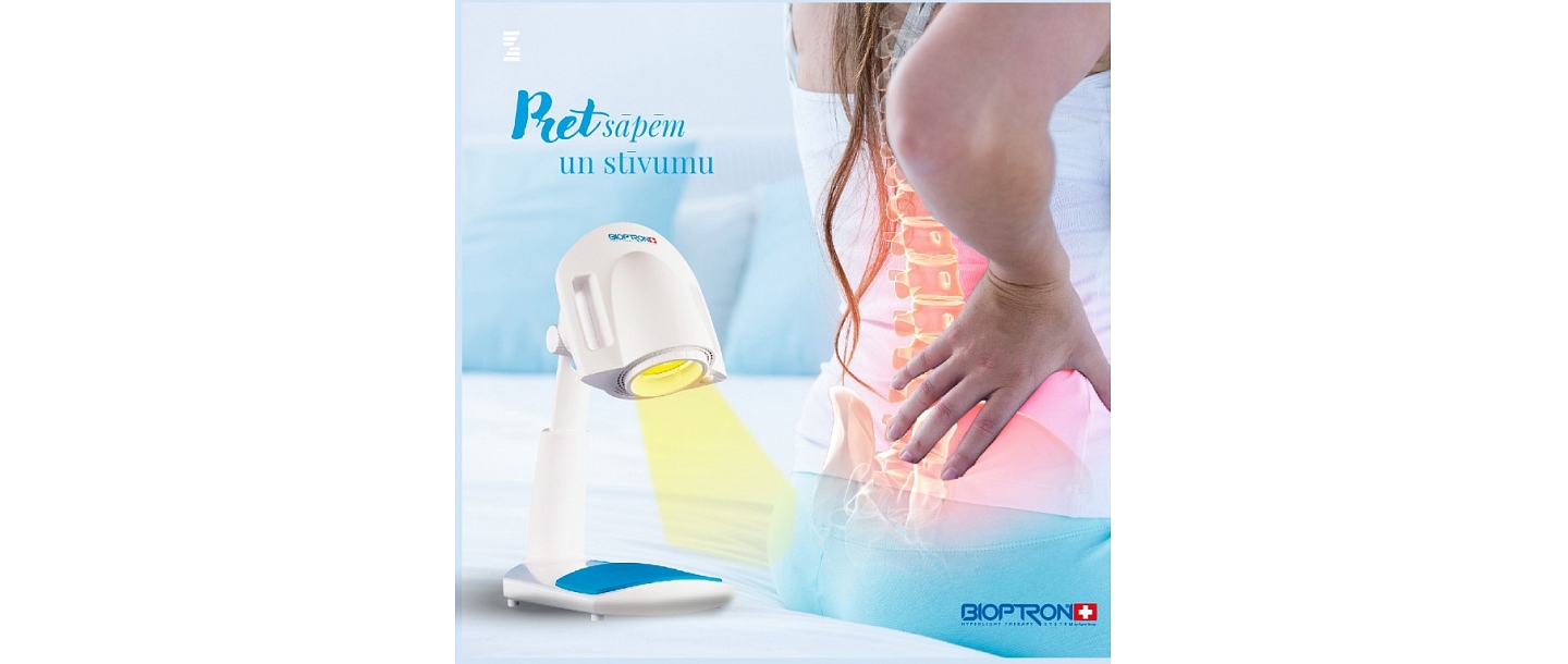 Kvantu hipergaisma Bioptron sāpju noņemšanai